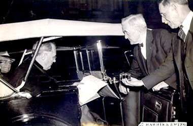 FDR signs the Homestead National Monument Act